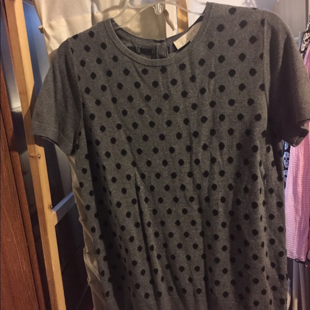 Short sleeve sweater